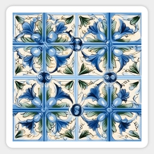 Italian Majolica Tile 1 Sticker